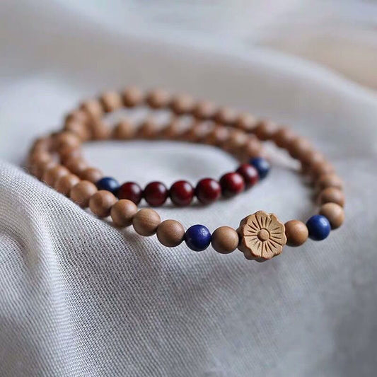 Old Mountain Sandalwood Mala beads Bracelet