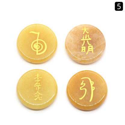 Dai-Komyo Japanese religious symbol crystal set