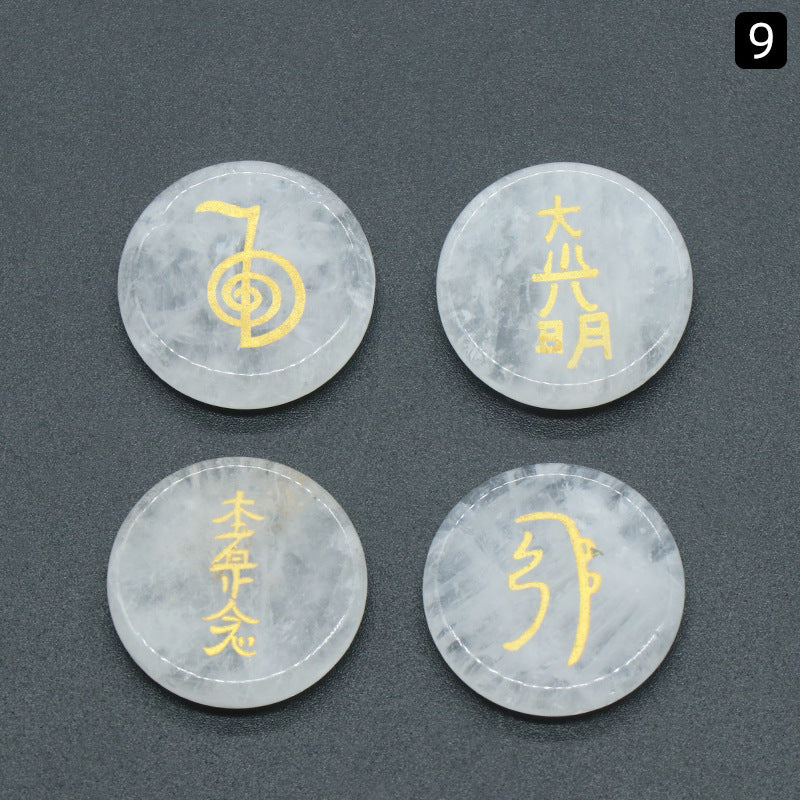 Dai-Komyo Japanese religious symbol crystal set